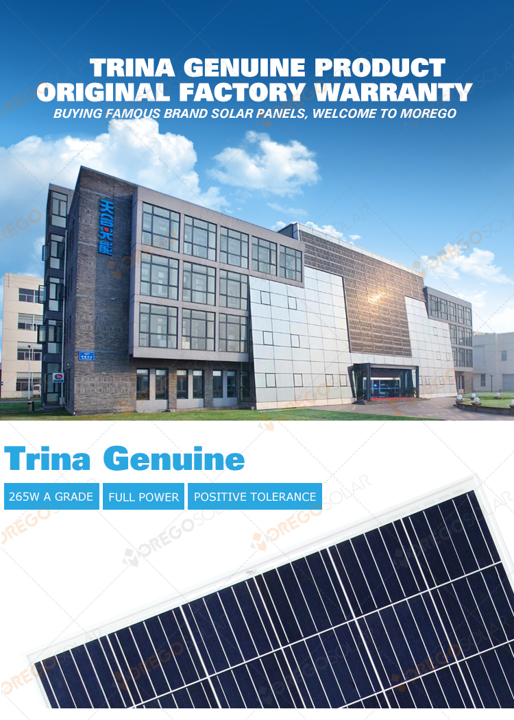 great profermance and high efficiency trina solar