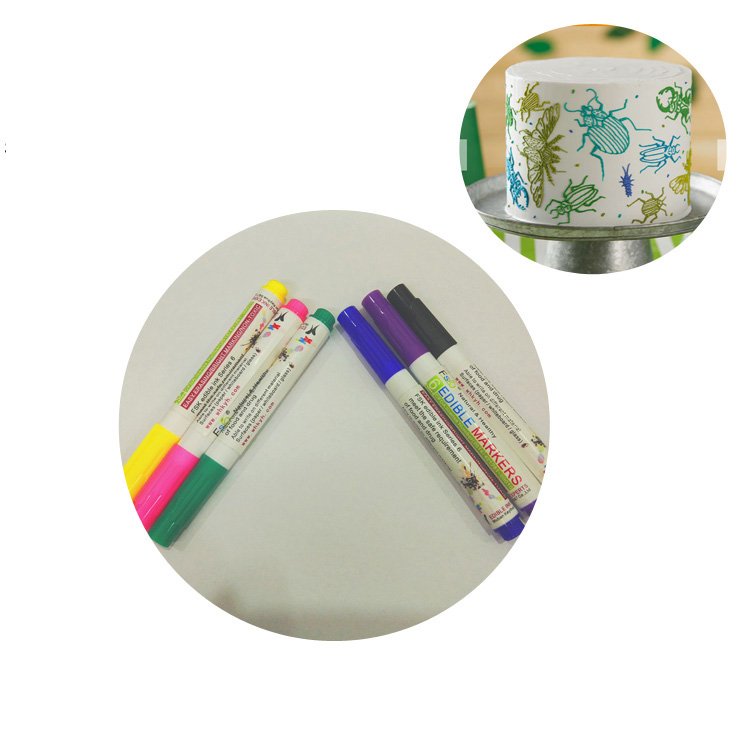 Healthy And Safe Edible Ink Pens For Food Decoration And Kids DIY