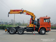 SHACMAN tractor mounted crane 18Tons Euro 3,4 ,5