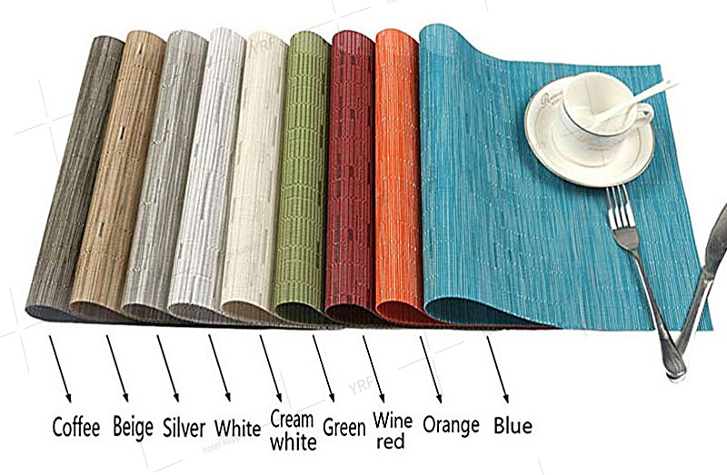 ivory Border Placemats Washable dries very quickly
