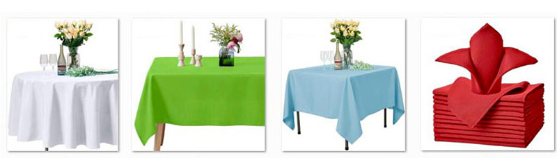 White Cafes Thick Rectangle Tablecloth