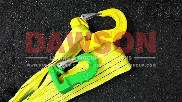 G100 Grade 100 Web Sling Hook, 3000KG Synthetic Alloy Round Sling Hook - Dawson Group Ltd. - China Manufacturer