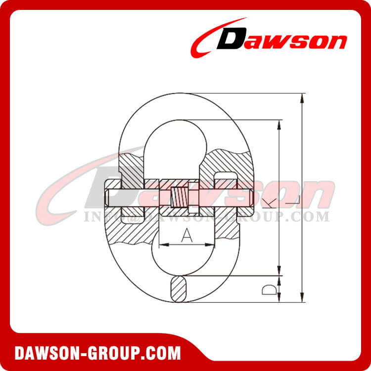 DS264 G80 Forged Super Alloy Steel Connecting Link - Dawson Group Ltd. - China Manufacturer, Supplier