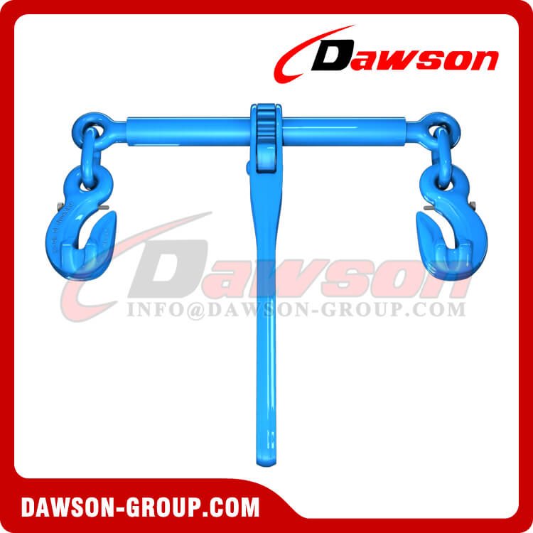 G100 Forged Ratchet Type Load Binder with Safety Hooks for Lashing - Dawson Group Ltd. - China Factory