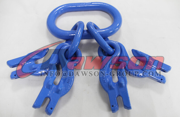 G100 Master Link Assembly with 4 G100 Eye Grab Hook with Clevis Attachment for Adjust Chain Length - China Dawson