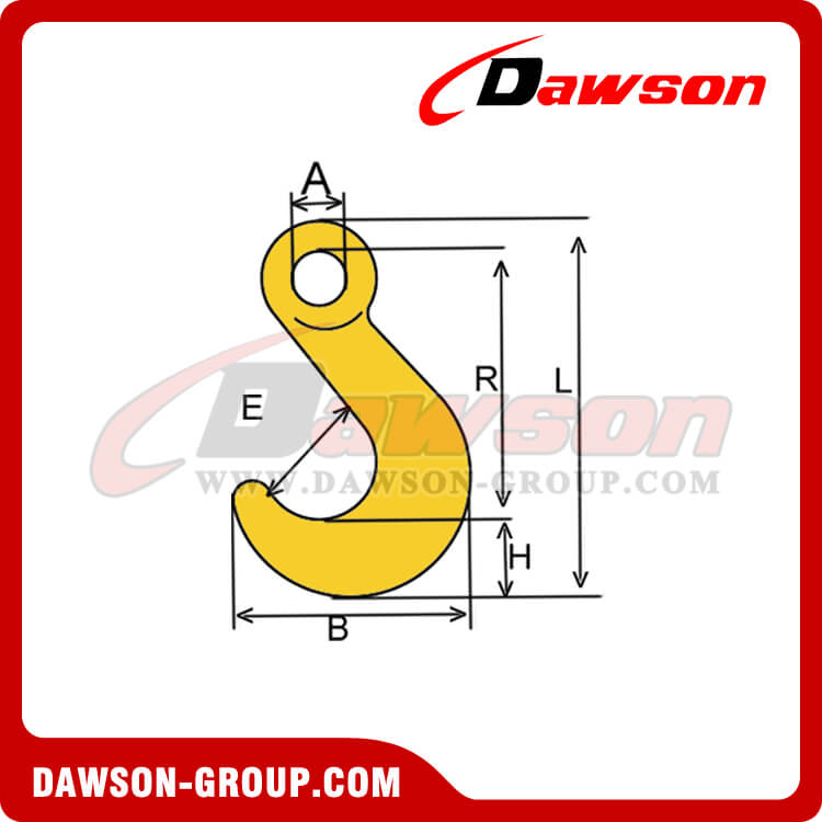 DS278 G80 ALLOY LASHING HOOK - DAWSON GROUP LTD. - CHINA MANUFACTURER SUPPLIER, FACTORY
