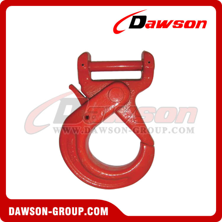 DS089 G80 SHORT CLEVIS SELFLOCK HOOK FOR WEB SLING - DAWSON GROUP LTD. - CHINA MANUFACTURER