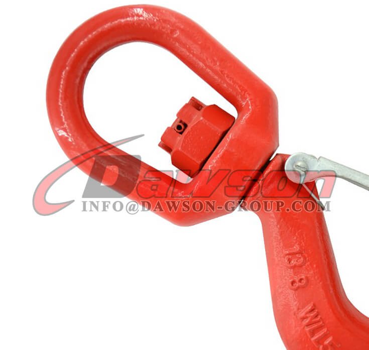 DS040 G80 Swivel Hook with Safety Latch for Heavy Duty Crane Lifting