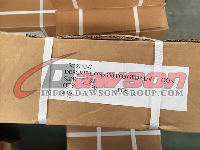 Package of DS087 Alloy Forged DV Hook for Fishing and Overseas Rigging - Dawson Group Ltd. - China Manufacturer