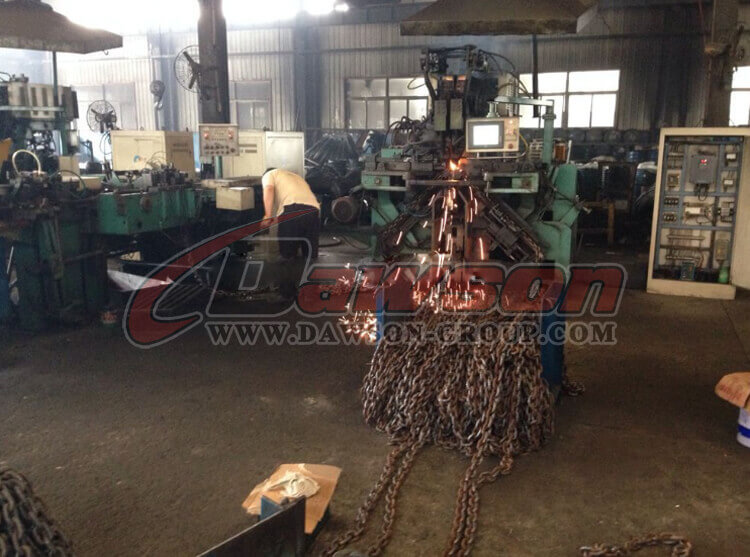 Work Shop Show Grade 80 Fishing Long Link Chain / Painted Steel Welded G80 Fishing Chain - Dawson Group Ltd. - China Manufacturer, Supplier, Factory