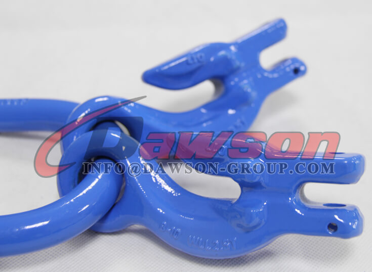 G100 Forged Master Link with 2 Eye Grab Hook with Clevis Attachment for Adjust Chain Length - Dawson Group - China Supplier