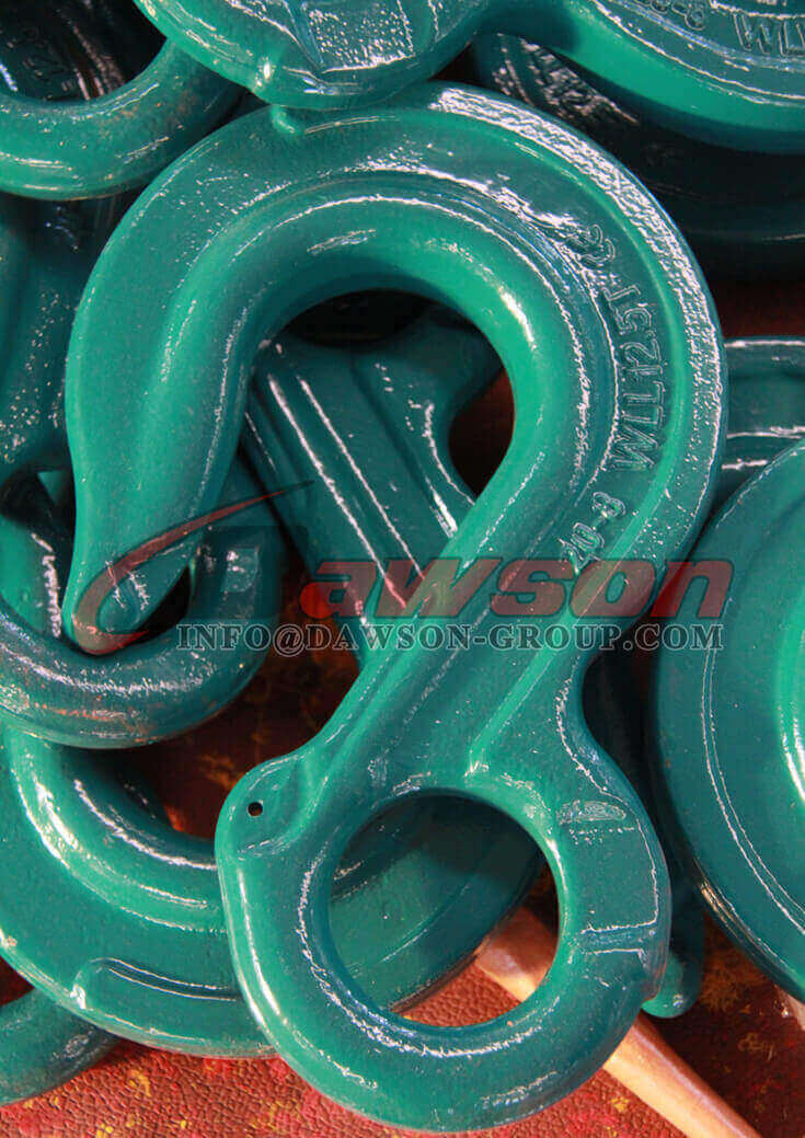 DS013 Grade 80 Eye Sling Hook with Cast Latch for Chain Slings - Dawson Group Ltd. - China Supplier, Exporter