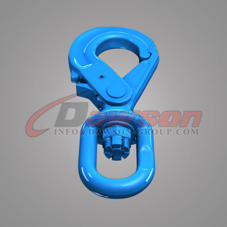 Dawson Grade 100 Special Swivel Self-locking Hook with Grip Latch for Chain Slings - China Factory