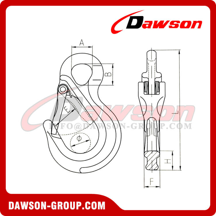 DS315 G80 Eye Sling Hook - Dawson Group Ltd. - China Manufacturer, Factory