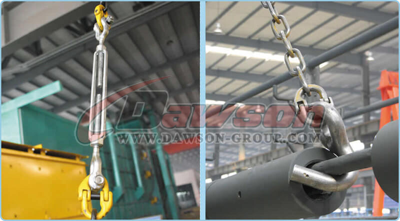application of large opening hook