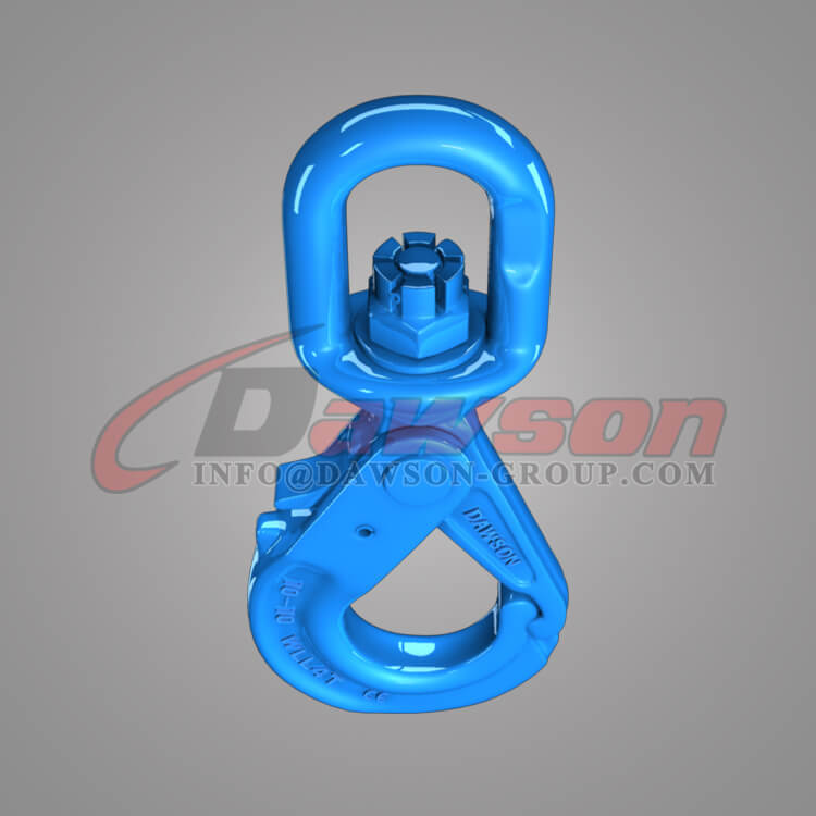 Dawson Grade 100 Special Swivel Self-locking Hook with Grip Latch for Chain Slings - China Factory, Exporter