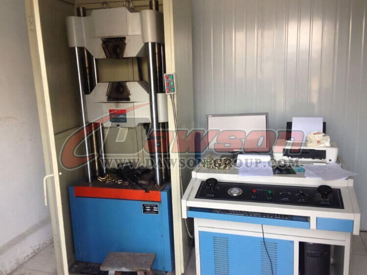 Breaking Test about Grade 80 Fishing Long Link Chain / Painted Steel Welded G80 Fishing Chain - Dawson Group Ltd. - China Manufacturer, Supplier, Factory