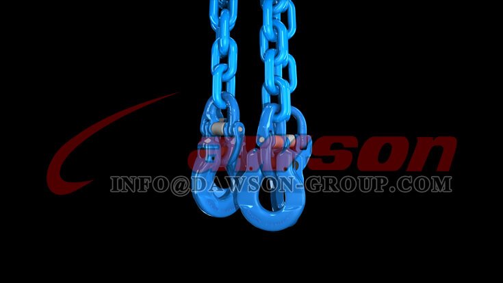 Application of Grade 100 Forged Alloy Steel Omega Link for Lifting Chain Slings - Dawson Group Ltd. - China Manufacturer