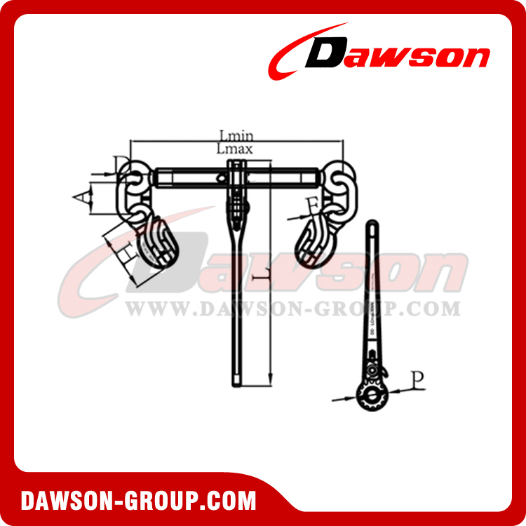 DS1030 G100 RATCHET BINDER WITH SAFETY HOOKS - DAWSON GROUP LTD. - CHINA MANUFACTURER SUPPLIER, FACTORY