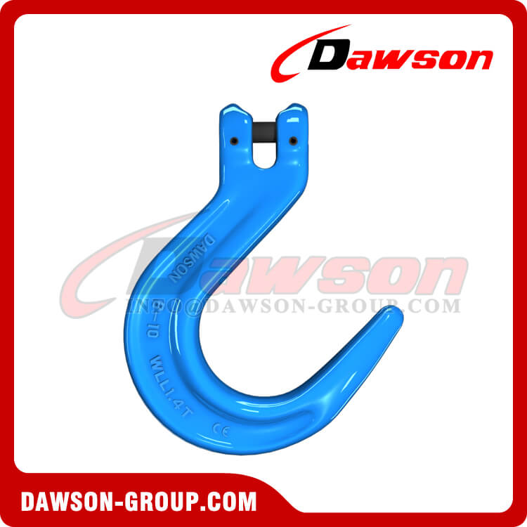 Grade 100 Forged Steel Clevis Foundry Hook, G100 Clevis Type Large Opening Hook - Dawson Group - China Factory