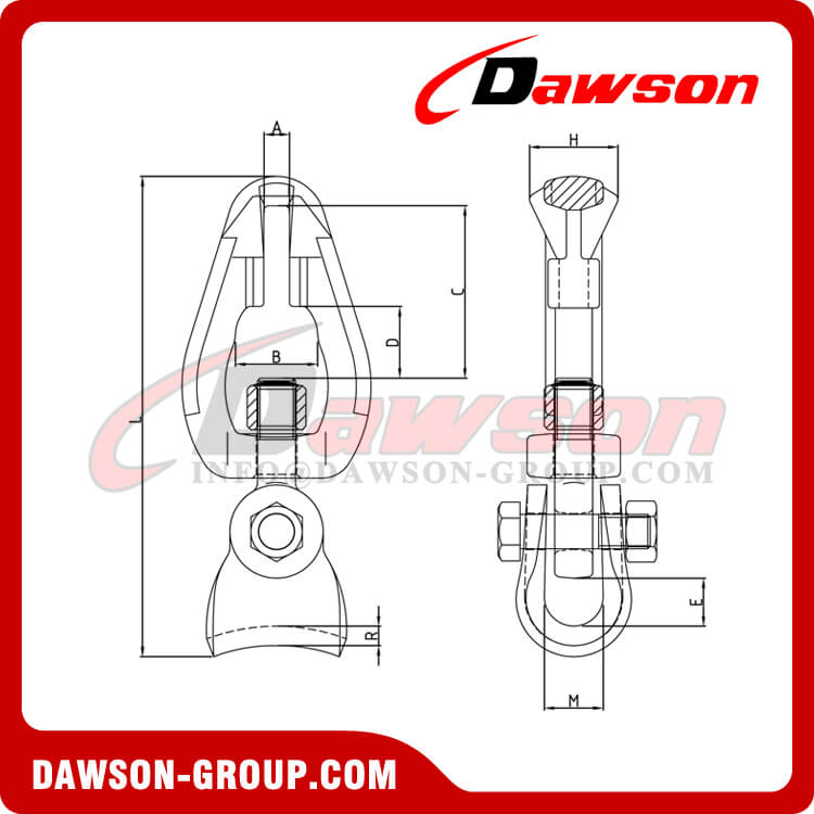 DS1059 G100 Swivel Connectors for Forestry Logging, Grade 100 Swivel Chain Connector for lashing - Dawson Group Ltd. - China Manufacturer