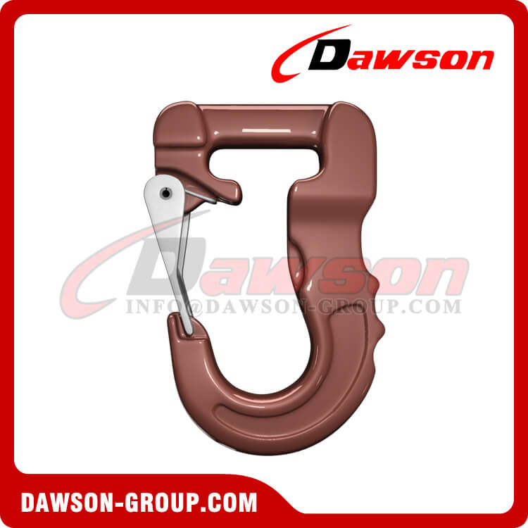 Grade 100 Web Sling Hook, G100 Synthetic Alloy Round Sling Hook 6T - Dawson Group Ltd. - China Factory