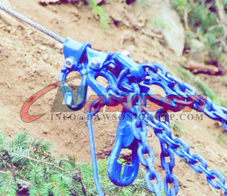 Application of Grade 100 Chain Rope Connector for Logging - Dawson Group Ltd. - China Factory