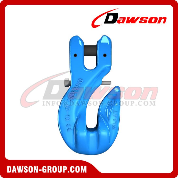 G100 Special Clevis Grab Hook with Safety Pin, Forged Steel Clevis Grab Hook for Chains - China Manufacturer