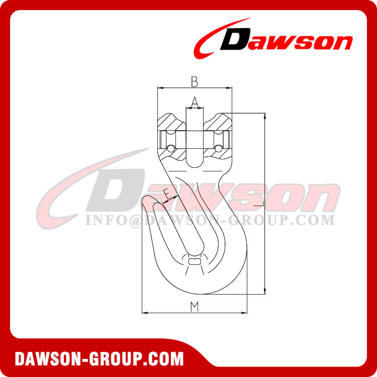 DS338 G80 Clevis Shortening Cradle Grab Hook with Wings for Adjust Chain Slings - Dawson Group Ltd. - China Manufacturer, Factory