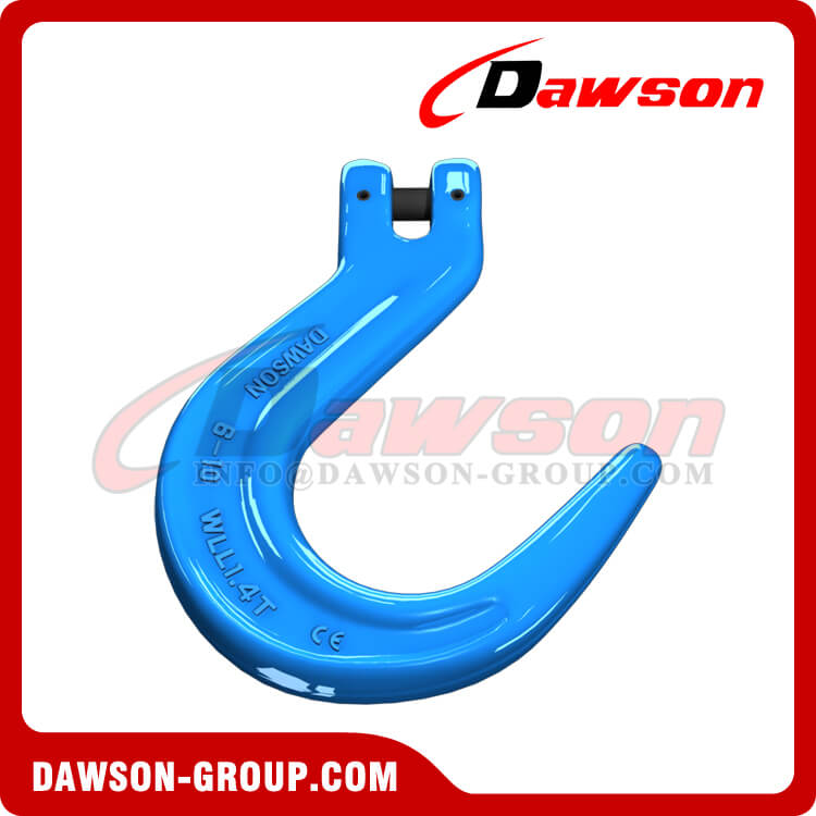 Grade 100 Forged Steel Clevis Foundry Hook, G100 Clevis Type Large Opening Hook for Lifting - Dawson Group - China Factory, Supplier
