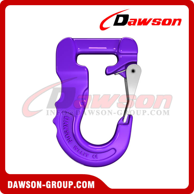 Grade 100 Web Sling Hook, G100 Synthetic Alloy Round Sling Hook 1T - Dawson Group Ltd. - China Supplier