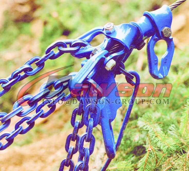 Application of Grade 100 Chain Rope Connector for Logging - Dawson Group Ltd. - China Factory, Exporter