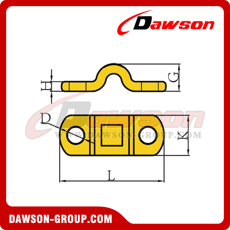 DS722 G80 FORGED LIFTING PAD - DAWSON GROUP LTD. - CHINA MANUFACTURER SUPPLIER
